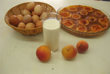 clafoutis d'abricots